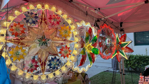 30” Christmas Capiz Parol