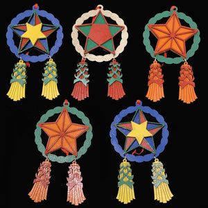 Wooden Parol Ornament w/ Star