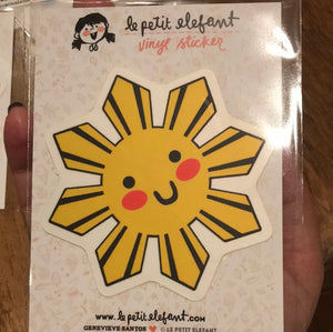 Philippine sun vinyl sticker