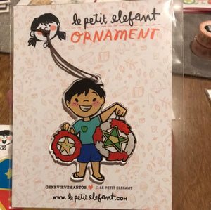Le Petit Elefant ornaments
